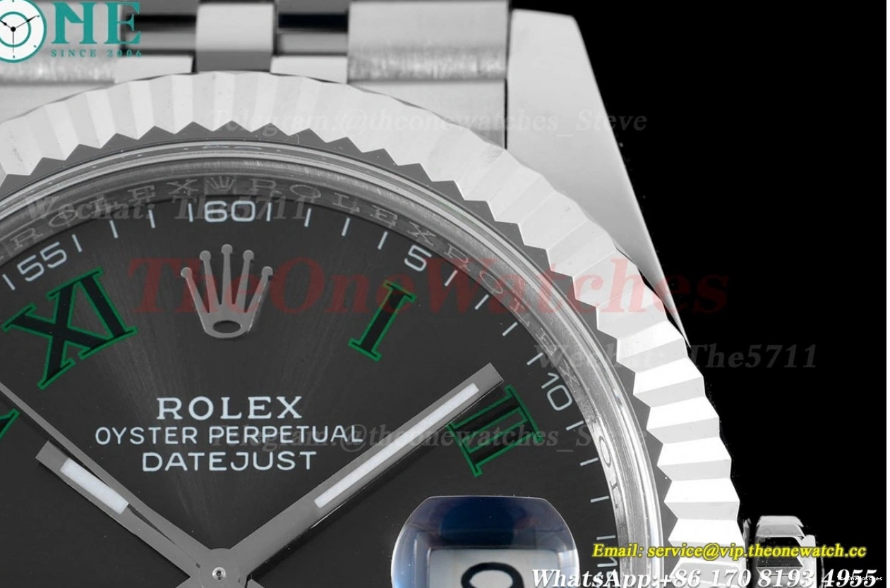 VR3235 SS VRF 41mm Julibee 904L Datejust SS 126334 Rmn Grey 0306